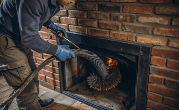 Chimney Sweep service by Stove Doctor